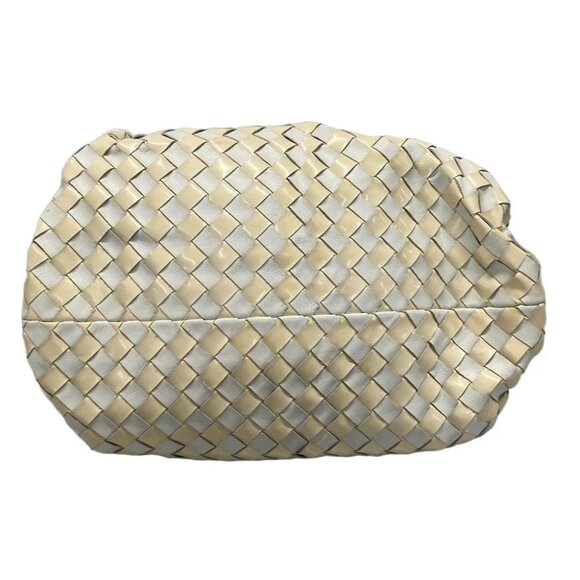 BALLY - Cream Light gray Leather Patent Leather Handbag - Picture 5 of 10